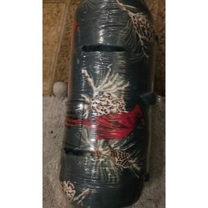 New Cardinal Bird Print So Soft Flannel Throw Blanket Size Red Bird Plush